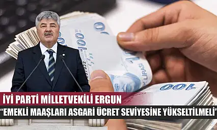 İYİ Parti Milletvekili Ergun: 'Emekli Maaşları Asgari Ücret Seviyesine Yükseltilmeli'