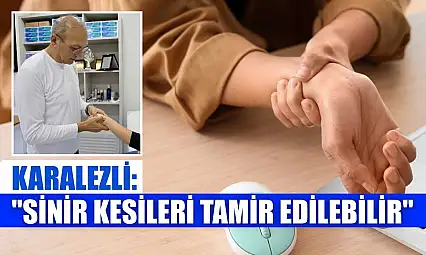Karalezli: 'Sinir kesileri tamir edilebilir'