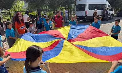 Kavaklıdere'de öğrenciler gönüllerince eğlendi