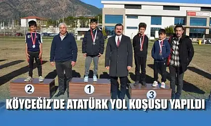 Köyceğiz'de Atatürk yol koşusu yapıldı