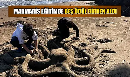 Marmaris'e eğitimde beş ödül birden aldı