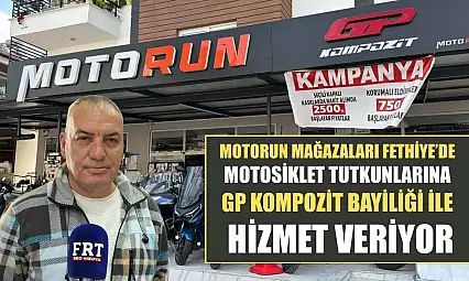 Motorun Mağazaları Fethiye'de motosiklet tutkunlarına GP Kompozit Bayiliği ile hizmet veriyor
