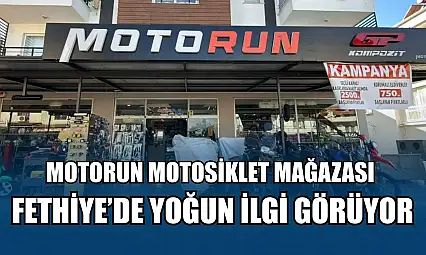 Motorun Motosiklet Mağazası Fethiye'de yoğun ilgi görüyor