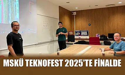 MSKÜ Teknofest 2025'te finalde
