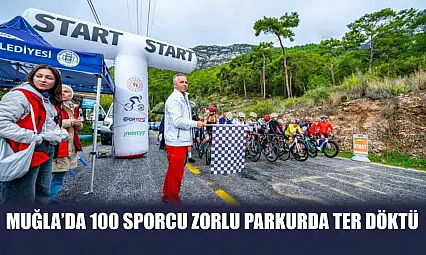 Muğla'da 100 sporcu zorlu parkurda ter döktü