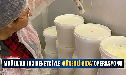 Muğla'da 103 denetçiyle 'Güvenli gıda' operasyonu