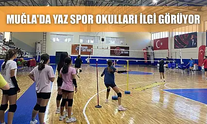Muğla'da yaz spor okulları ilgi görüyor