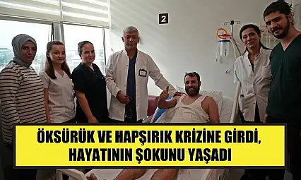 Öksürük ve hapşırık krizine girdi, hayatının şokunu yaşadı