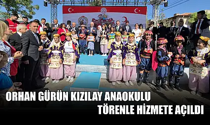 Orhan Gürün Kızılay Anaokulu törenle hizmete açıldı