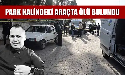 Park halindeki araçta ölü bulundu