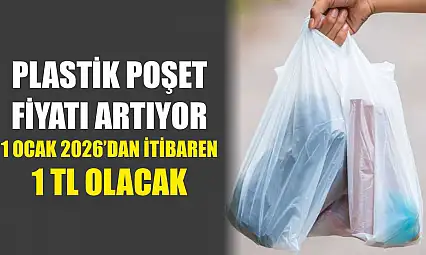 Plastik Poşet Fiyatı Artıyor: 1 Ocak 2026'dan İtibaren 1 TL Olacak