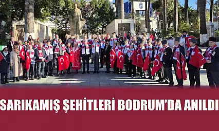 Sarıkamış Şehitleri Bodrum'da Anıldı