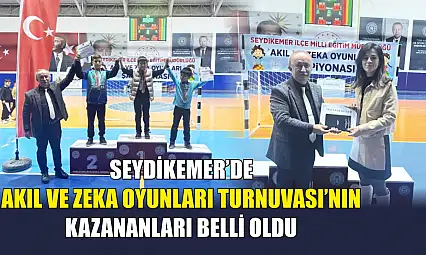 Seydikemer'de Akıl ve Zeka Oyunları Turnuvası'nın kazananları belli oldu