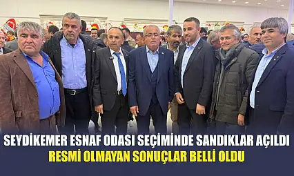 Seydikemer Esnaf Odası seçiminde sandıklar açıldı: Resmi olmayan sonuçlar belli oldu