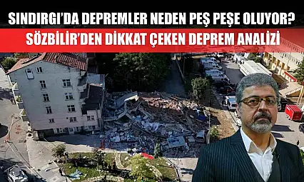 Sındırgı'da depremler neden peş peşe oluyor? Sözbilir'den dikkat çeken deprem analizi