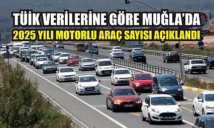 TÜİK Verilerine Göre Muğla'da 2025 Yılı Motorlu Araç Sayısı Açıklandı