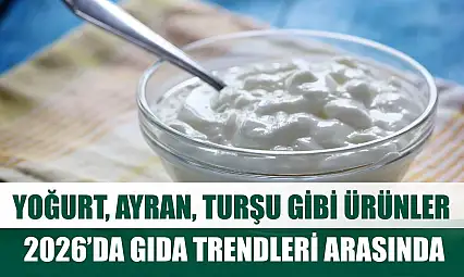 Yoğurt, ayran, turşu gibi ürünler 2026'da gıda trendleri arasında