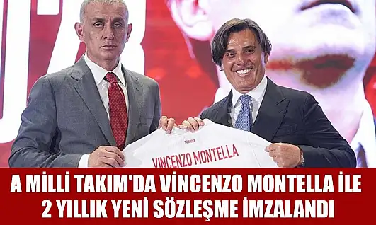 A Milli Takım'da Vincenzo Montella ile 2 yıllık yeni sözleşme imzalandı