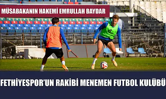 Fethiyespor'un Rakibi Menemen Futbol Kulübü