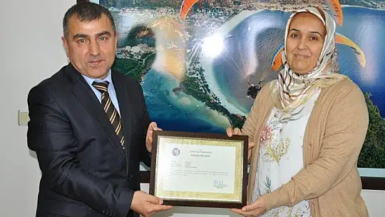 Fethiye'de Kaymakam'dan Başarı Belgesi Yağdı