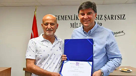 Karaca'dan Teşekkür Belgesi