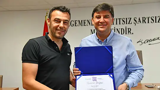 Karaca'dan Teşekkür Belgesi