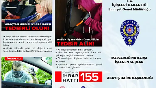 EGM'DEN 'İLETİŞİM YOLUYLA DOLANDIRICILIK NOTU' 