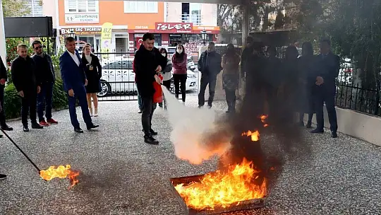 FTSO Yönetimi ve Çalışanlarına Yangın Eğitimi