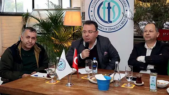 Göcek'in sorunları FTSO'nun bölge toplantısında konuşuldu