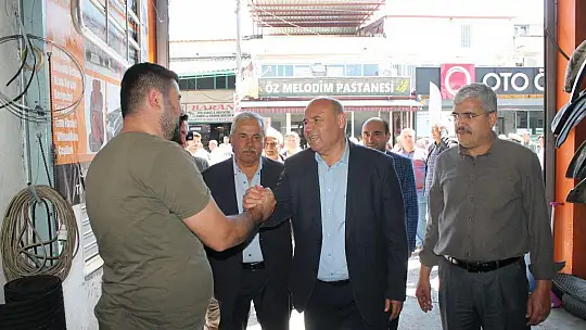 Otgöz sanayi esnafını ziyaret etti