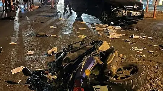 MOTORSİKLET SÜRÜCÜSÜ HAYATINI KAYBETTİ