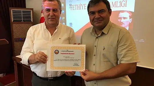 KAYMAKAM BALCI, BAŞKAN ÇIRALI VE KÖKTEN'E TEŞEKKÜR BELGESİ TAKTİM ETTİ