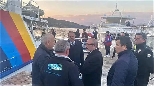 SEA STAR LİNDOS'U KAYMAKAM KARAMAN KARŞILADI