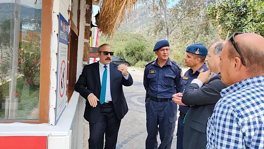 Kaymakam Karaman, Ölüdeniz'i inceledi