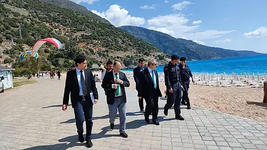 Kaymakam Karaman, Ölüdeniz'i inceledi