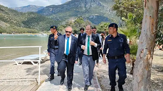 Kaymakam Karaman, Ölüdeniz'i inceledi