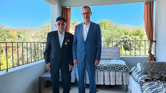 Kaymakam Ertaş'dan Gazilere Anlamlı Ziyaret