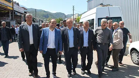 Otgöz sanayi esnafını ziyaret etti