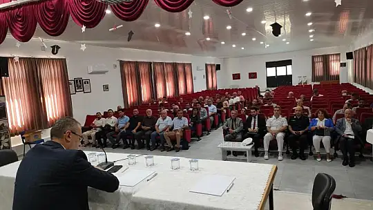 Kaymakam Ertaş Muhtarlarla Toplantı Gerçekleştirdi