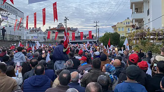 ERDOĞAN FETHİYE'DE COŞKUYLA KARŞILANDI