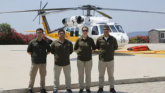 T-70 Yangın Söndürme Helikopteri Göreve Başladı