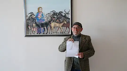 ÇİZDİĞİ RESİMLERDEN ELDE EDECEĞİ GELİRİ DEPREMZEDELER İÇİN BAĞIŞLAYACAK