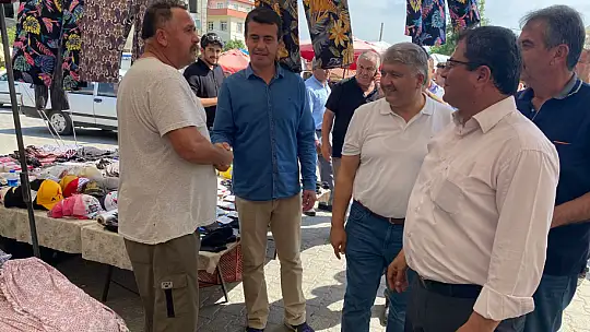 Cumhur İttifakı İlçe Başkanları Sahada Kol Kola Cumhurbaşkanına Destek İstedi