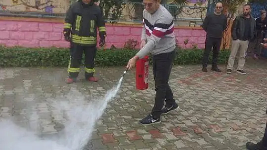 Özel Çocuklar Yangın Tatbikatında