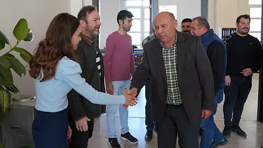 BAŞKAN OTGÖZ, PERSONELİN YENİ YILINI KUTLADI