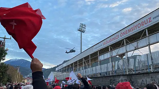 ERDOĞAN FETHİYE'DE COŞKUYLA KARŞILANDI