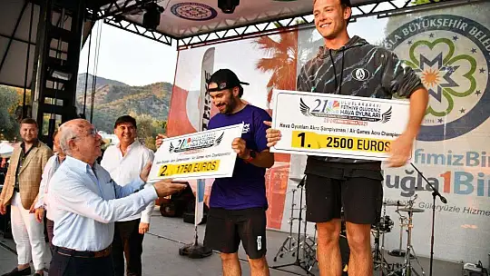 Akrobasi yarışması ödülleri sahiplerini buldu