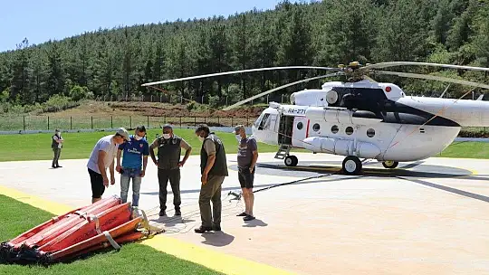 Muğla'da 2 yangın helikopteri göreve başladı