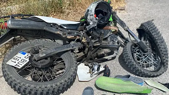 Kamyona çarpan motosiklet sürücüsü hayatını kaybetti
