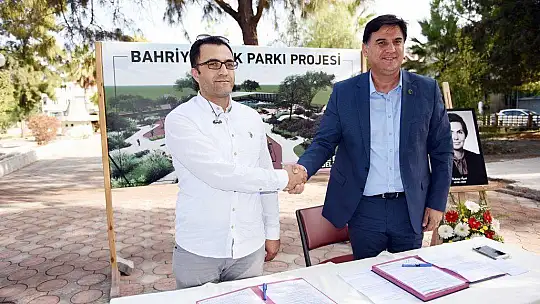 Bahriye Üçok Parkı yapımı için imzalar atıldı
